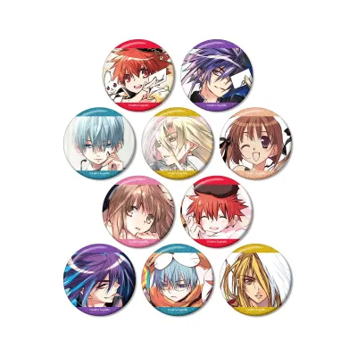 トレーディング原作イラストグリッター缶バッジ(単位/BOX)