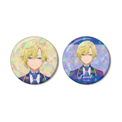 セシル ホログラム缶バッジ2個セット