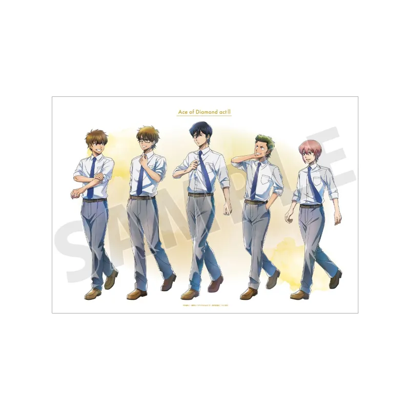 描き下ろし 集合 歩み・制服ver. A3マット加工ポスター