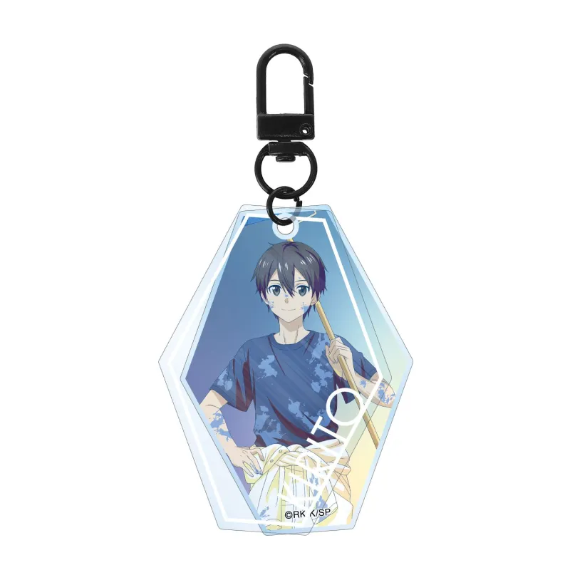 描き下ろし キリト ペイントスタイルver. Ani-Art clear label 第2弾 2連スライドアクリルキーホルダー