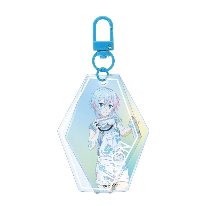 描き下ろし シノン ペイントスタイルver. Ani-Art clear label 第2弾 2連スライドアクリルキーホルダー