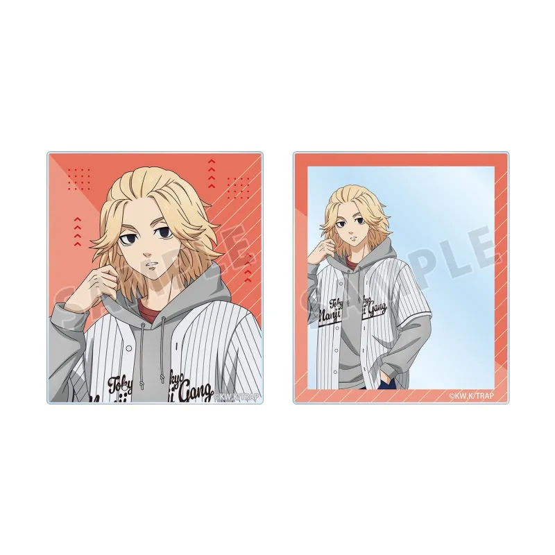 描き下ろし 佐野 万次郎 ベースボールシャツver. アクリルカード2種セット