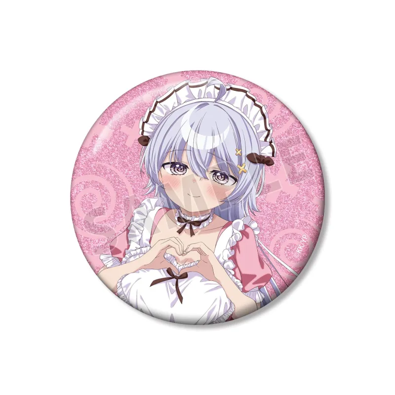 鶸村ひより 75mmグリッター缶バッジ ver.A