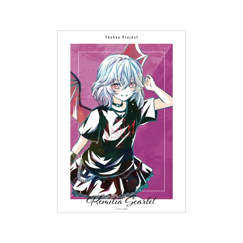 松本能人イラスト レミリア・スカーレット 現代風ファッションver. Ani-Art A3マット加工ポスター