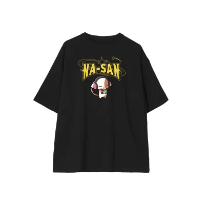 なーさん ちびキャラ 音楽ver. BIGシルエットTシャツ ver.Bユニセックス(サイズ/L)