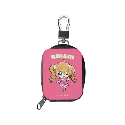 月島きらり ちびキャラ 音楽ver. 合皮レザーミニポーチ