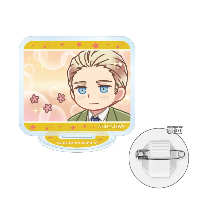 ドイツ ゆるコマ アクリルスタンドマルチバッジ