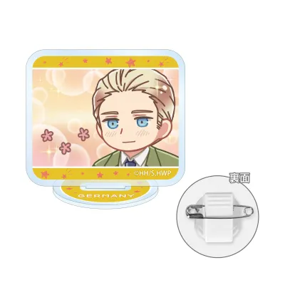 ドイツ ゆるコマ アクリルスタンドマルチバッジ
