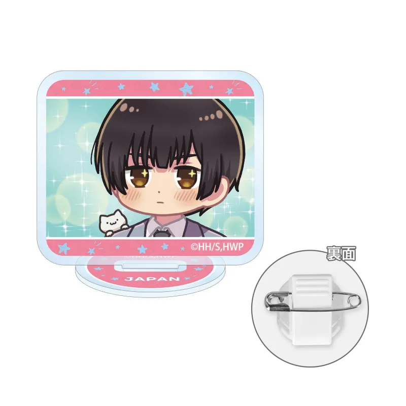 日本 ゆるコマ アクリルスタンドマルチバッジ