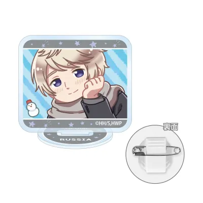 ロシア ゆるコマ アクリルスタンドマルチバッジ