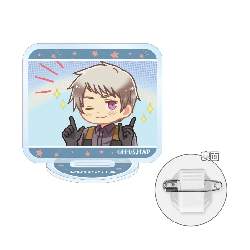 プロイセン ゆるコマ アクリルスタンドマルチバッジ