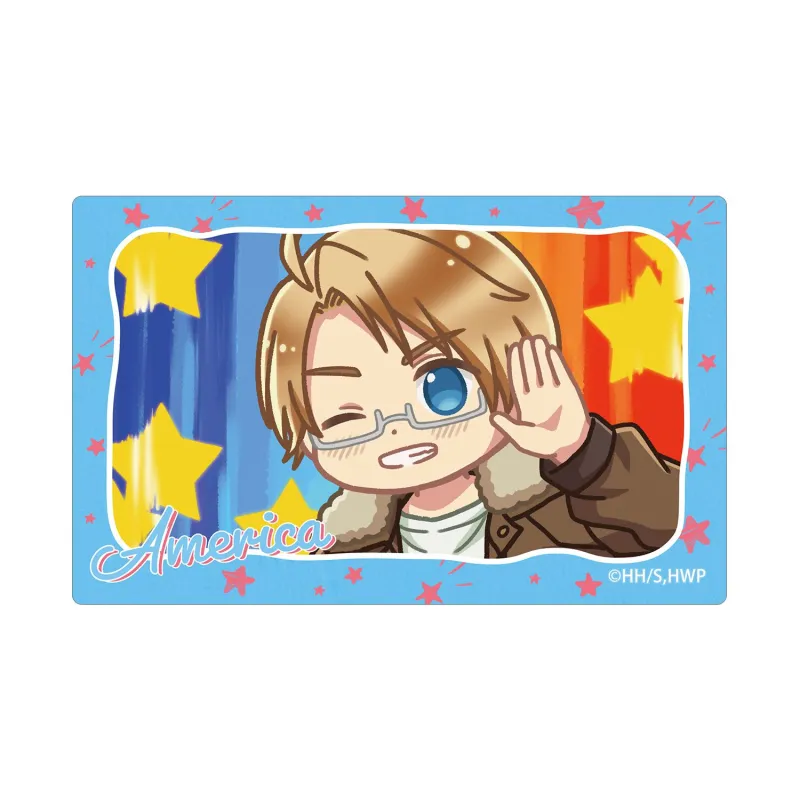アメリカ ゆるコマ カードステッカー