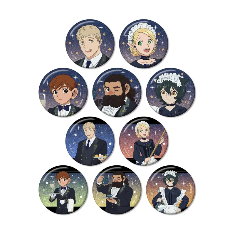 描き下ろし 星空メイド・執事ver. トレーディンググリッター缶バッジ(単位/BOX)