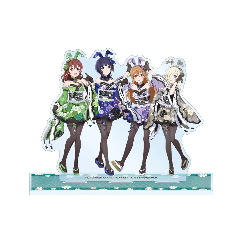 描き下ろし 3年生集合 和バニーver. ジオラマアクリルスタンド