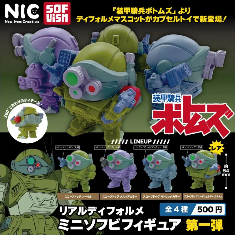 ボトムズ リアルディフォルメ ミニソフビフィギュア 第一弾(全4種)