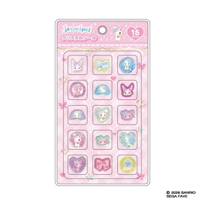 ジュエルペット クリスタルシール リボン&ハート