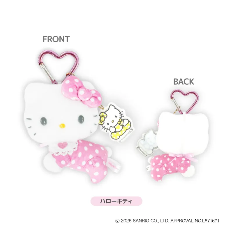 KT Lovely Babies カラビナ付きBABYマスコット ハローキティ