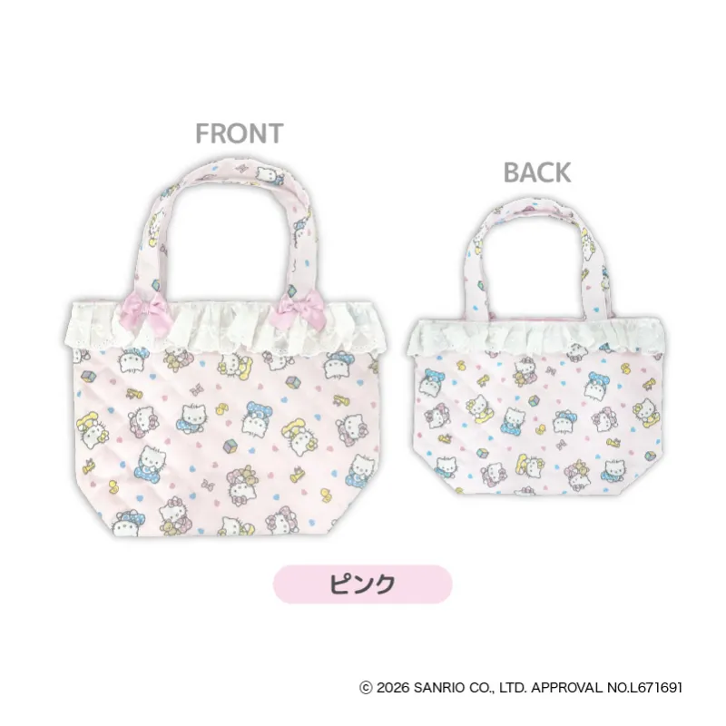 KT Lovely Babies ミニトートバッグ ピンク