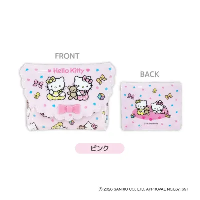 KT Lovely Babies キルティングビニールポーチ ピンク