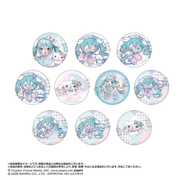 夢桜ver. トレーディング和紙風缶バッジ BOX