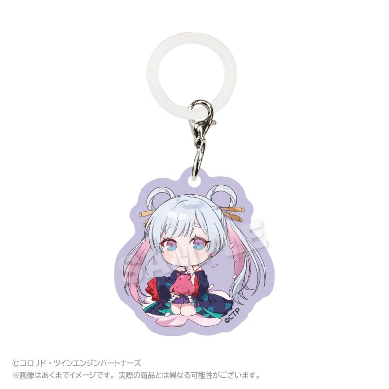 超かぐや姫！（場面写・既存） ミニキャラアクリルチャーム 月見ヤチヨ 2