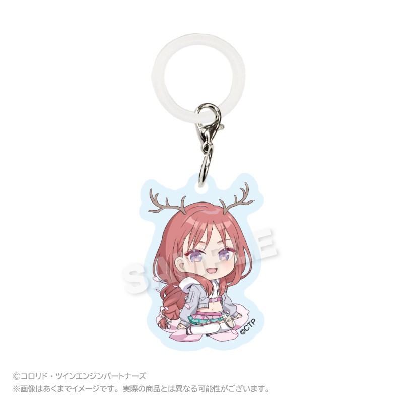 超かぐや姫！（場面写・既存） ミニキャラアクリルチャーム 綾紬芦花 2