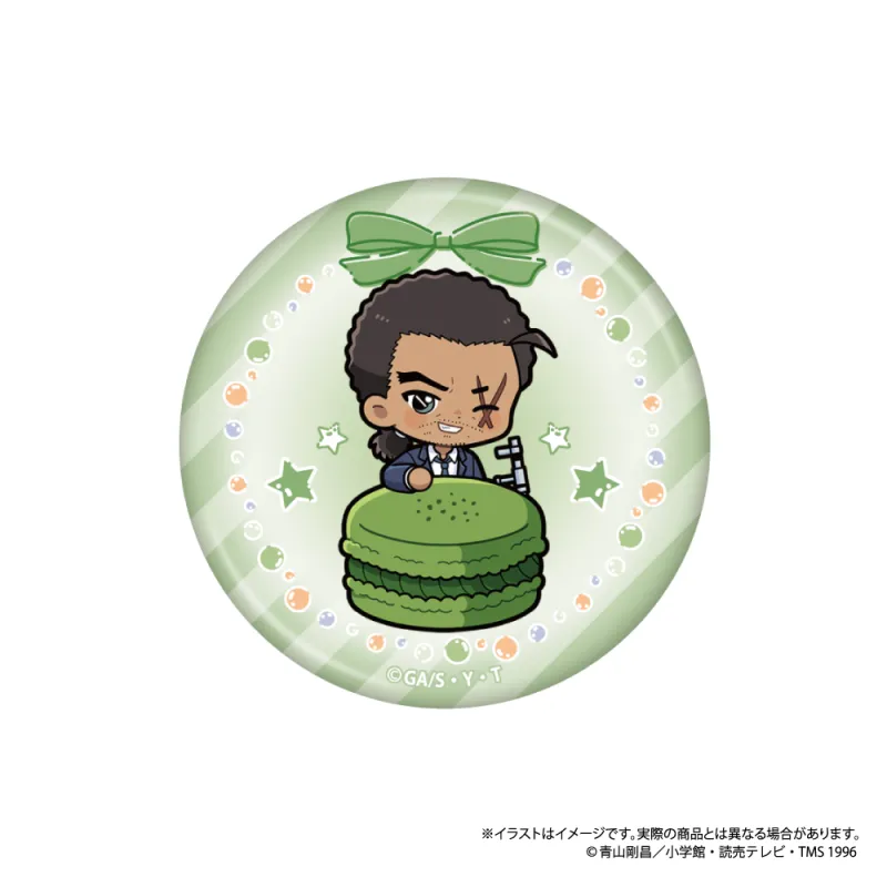 名探偵コナン 丸型缶バッジ 大和敢助SD(マカロンvol.1)