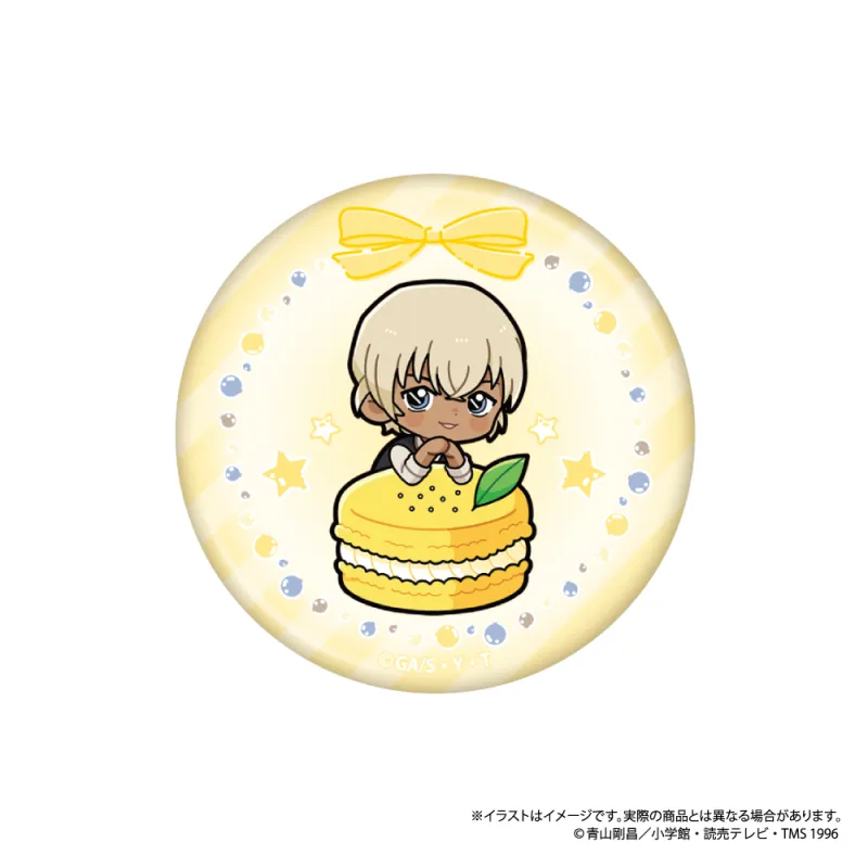 名探偵コナン 丸型缶バッジ　安室透ＳＤ（マカロンｖｏｌ．１）