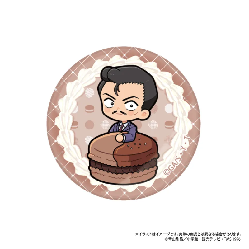 名探偵コナン ガラスマグネット　毛利小五郎ＳＤ（マカロンｖｏｌ．１）