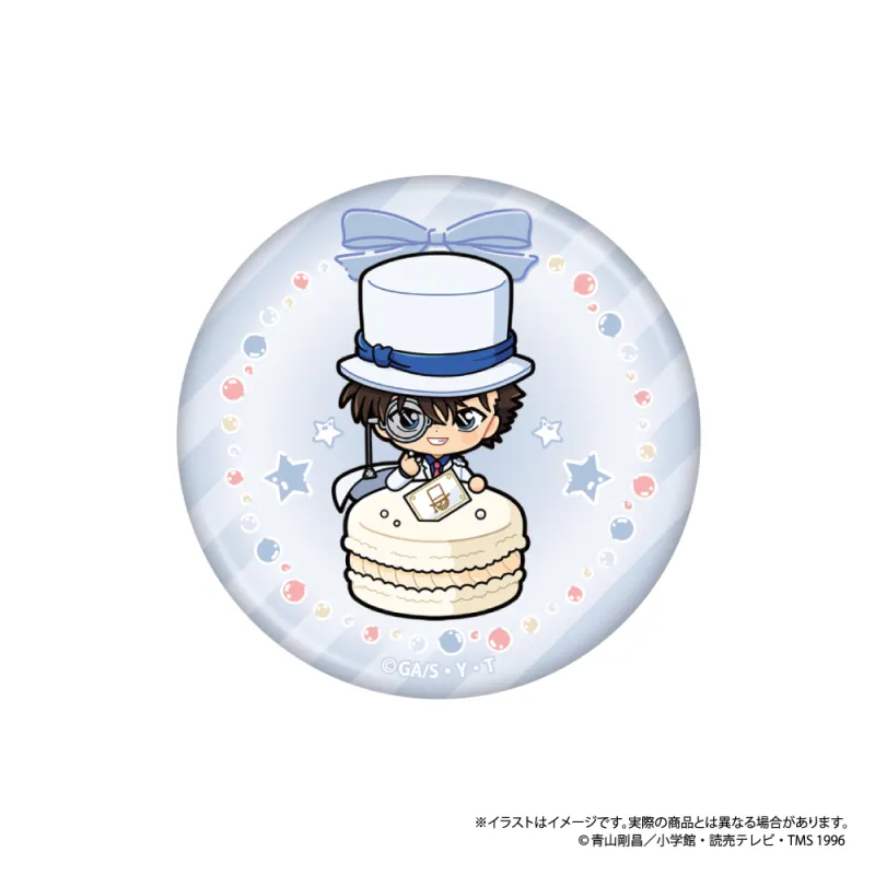 名探偵コナン 丸型缶バッジ　怪盗キッドＳＤ（マカロンｖｏｌ．２）