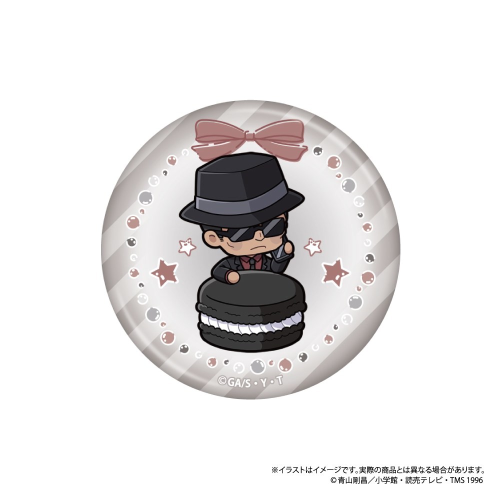 名探偵コナン 丸型缶バッジ　ウォッカＳＤ（マカロンｖｏｌ．２） 2