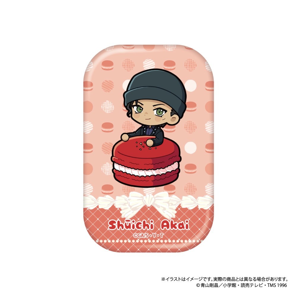 名探偵コナン 長方形型缶バッジ　赤井秀一ＳＤ（マカロンｖｏｌ．２） 2