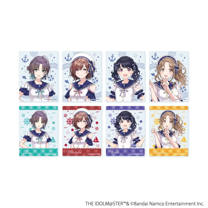 アクリルカード「アイドルマスター シャイニーカラーズ」04/セーラー風アイドル衣装ver. トレーディング(全8種)(描き下ろしイラスト)