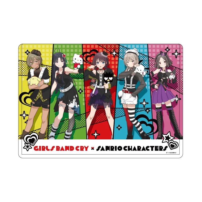 ガールズバンドクライ×サンリオキャラクターズ 01 等身デザイン トゲナシトゲアリVer.(コラボイラスト) キャラクリアケース