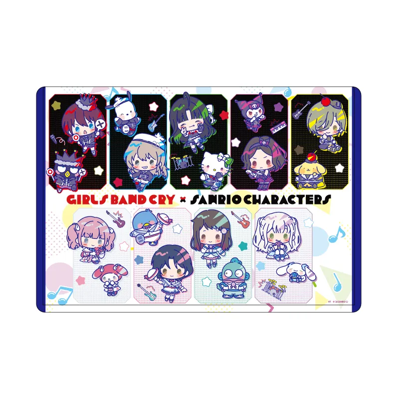 ガールズバンドクライ×サンリオキャラクターズ 03 ミニキャラデザイン(コラボイラスト) キャラクリアケース
