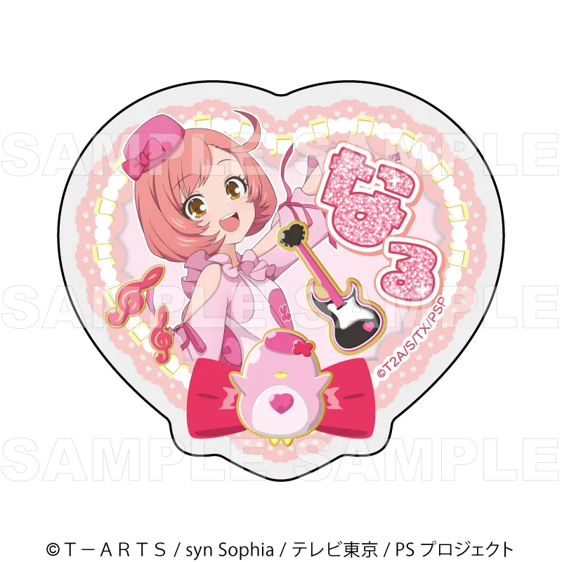 『プリティーシリーズ15周年』【マスコット風コーデ】 アクリルバッジ【彩瀬 なる】