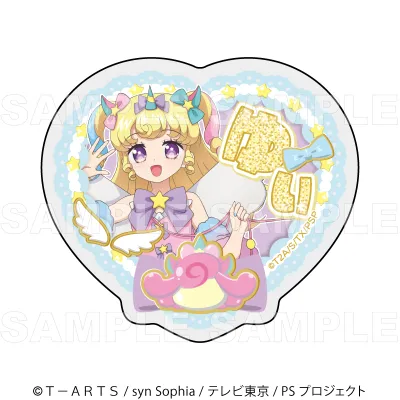 『プリティーシリーズ15周年』【マスコット風コーデ】 アクリルバッジ【夢川 ゆい】