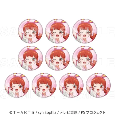 『プリティーシリーズ15周年』【マスコット風コーデ】 缶バッジ10個セット【春音 あいら】
