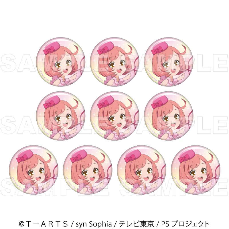『プリティーシリーズ15周年』【マスコット風コーデ】 缶バッジ10個セット【彩瀬 なる】