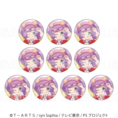 『プリティーシリーズ15周年』【マスコット風コーデ】 缶バッジ10個セット【真中 らぁら】