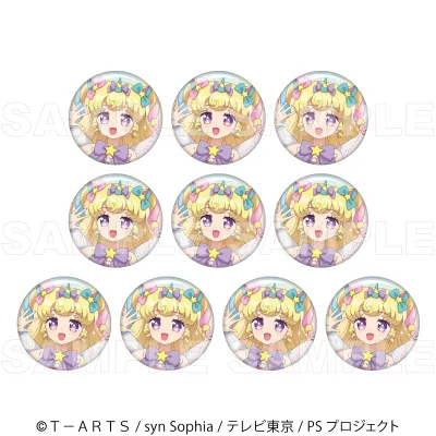『プリティーシリーズ15周年』【マスコット風コーデ】 缶バッジ10個セット【夢川 ゆい】
