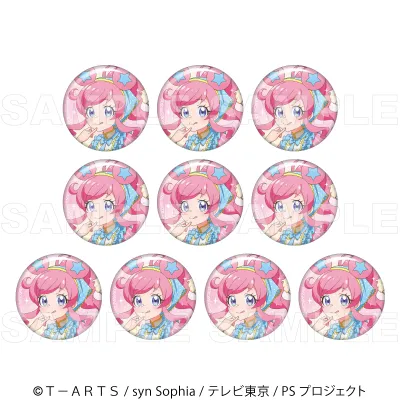 『プリティーシリーズ15周年』【マスコット風コーデ】 缶バッジ10個セット【桃山 みらい】