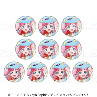 『プリティーシリーズ15周年』【マスコット風コーデ】 缶バッジ10個セット【陽比野 まつり】