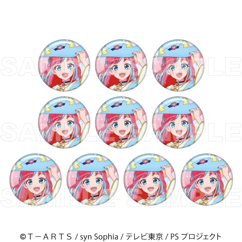 『プリティーシリーズ15周年』【マスコット風コーデ】 缶バッジ10個セット【陽比野 まつり】