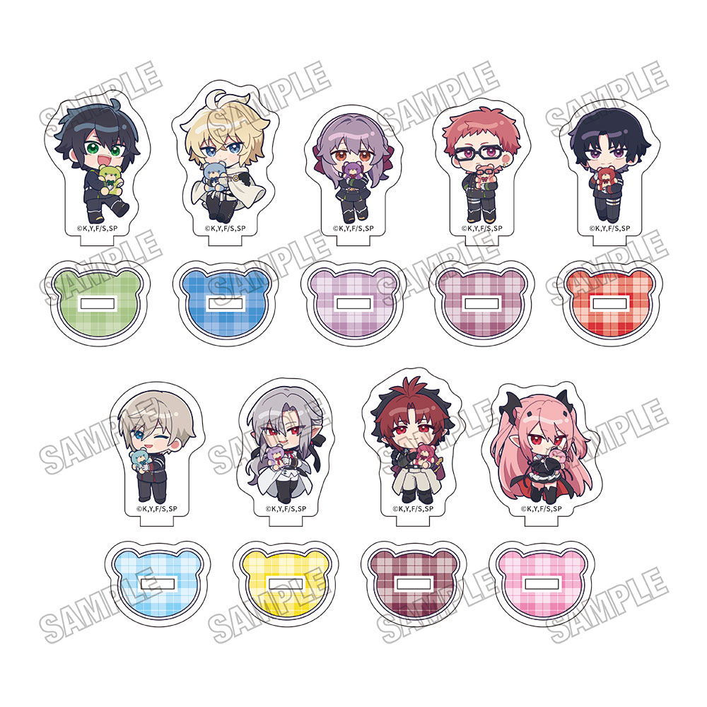 TVアニメ「終わりのセラフ」ミニキャラアクリルスタンドコレクション 1BOX =9pcs