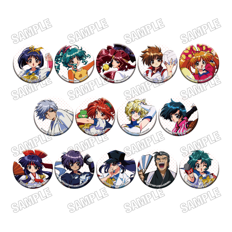 「あすか120％エクサレント」缶バッジコレクション 1BOX ＝14pcs
