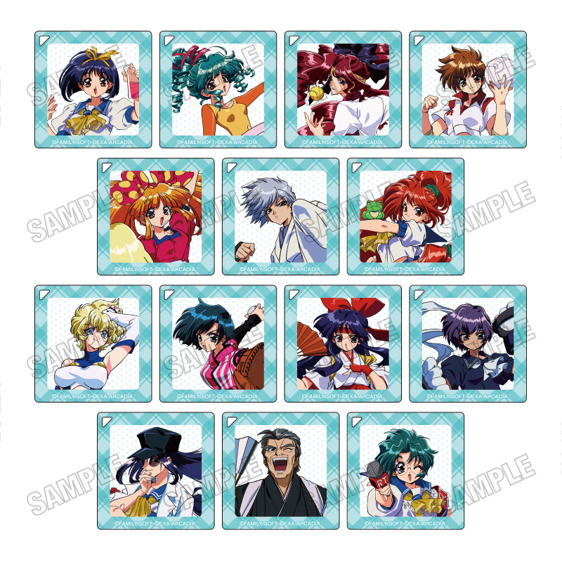 「あすか120%エクサレント」アクリルキーホルダーコレクション 1BOX =14pcs