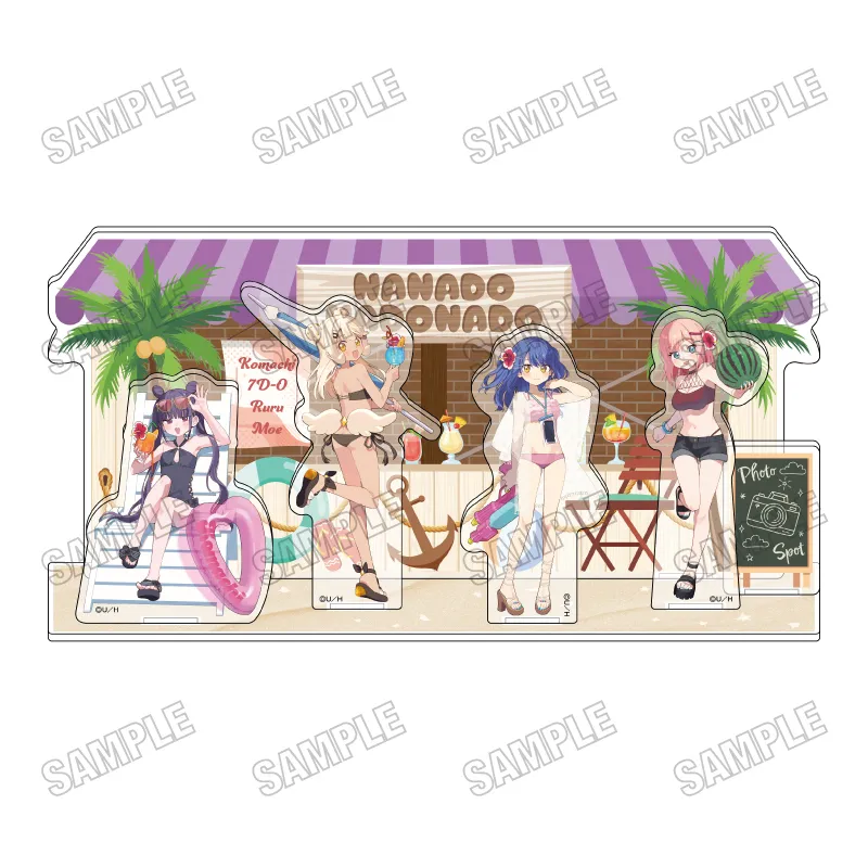 描き下ろしアクリルジオラマ【海の家ver.】