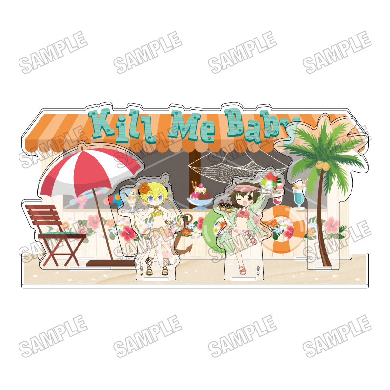 描き下ろしアクリルジオラマ【海の家ver.】 2