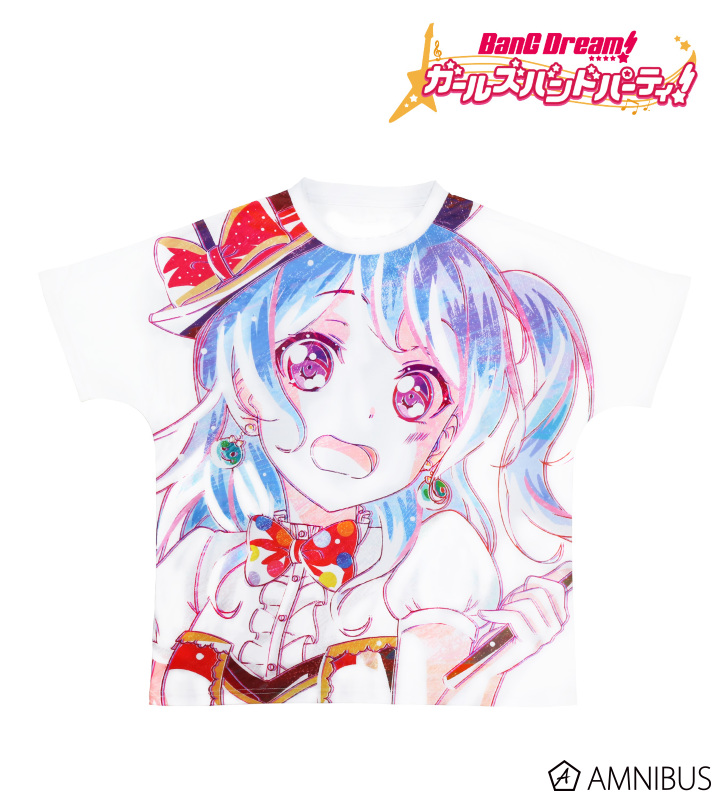 Ani-Art フルグラフィックTシャツ 松原花音 (ハロー、ハッピーワールド!)ユニセックス(サイズ/L)
